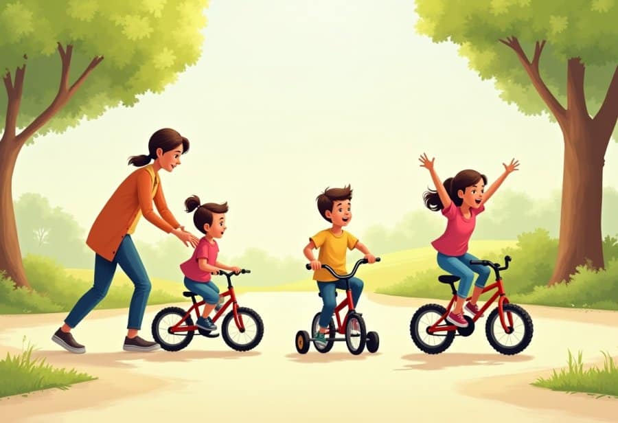 Learning to ride: conquering fears or chasing childhood magic?