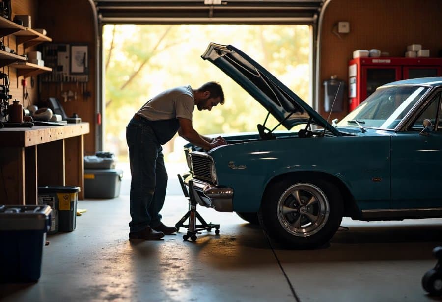 Inside the garage: a haven where time slows and craftsmanship reigns